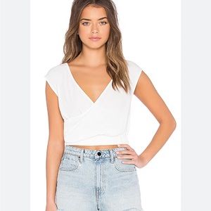 MINKPINK Endless Road Wrap Top Women's XS